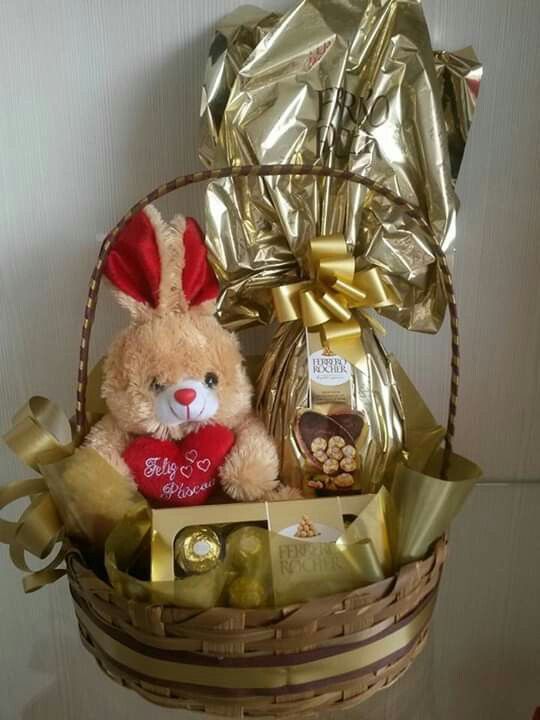 Cesta Golden Encanto – Edição Páscoa Luxo